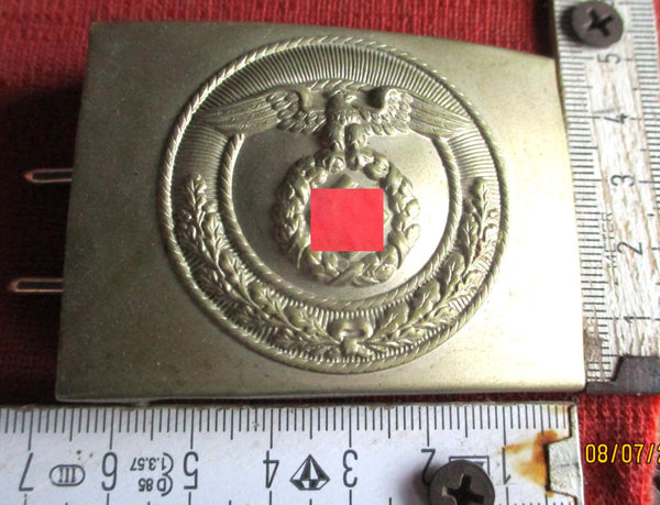 NSDAP SA Two-prong Belt Buckle ORIGINAL from an old dealer's stock