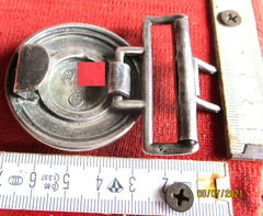 frühe SS mit Devise meine Ehre .... Feldbinde mit RZM Stempel Punze Zweidorn Koppelschloss ORIGINAL ?? aus einem alten Händlerbestand