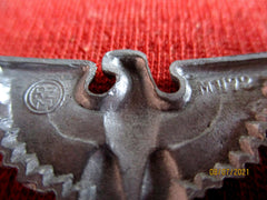 SS Adler RZM M1/72 für Schirmmütze – Original mit 2 Splinten | WWII Militaria