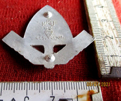Insigne RAD Reichsarbeitsdienst marqué MKO 38 ges.gesch. – Reproduction | Seconde Guerre mondiale