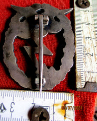 Badge de combat terrestre de la Luftwaffe – C.E. Juncker Berlin LDO L/12 | Rare, Original Seconde Guerre Mondiale