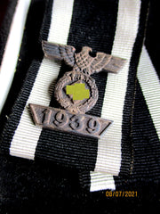 Wiederholungsspange 1939 zum Eisernen Kreuz 2. Klasse im Etui – Original WWII Wehrmacht