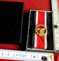 Ehrenblattspange der Luftwaffe vollständig im Etui – Repro/Museumsanfertigung | WWII