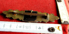 Nahkampfspange in Gold im Etui – Frühe Souval Wien Fertigung | Repro/Museumsanfertigung WWII