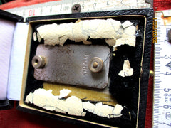 EK1 1914 mit Wiederholungsspange 1939 im Etui – DRGM, Schraubscheiben | Extrem selten, Original WWII