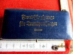 Frontflugspange Transport & Luftlandeflieger Bronze im Etui – Top Sammleranfertigung 1950er–70er | WWII