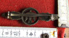 Frontflugspange für Kampfflieger in Silber im Etui – Souval, Top Sammleranfertigung 1950er–70er | WWII