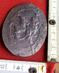 SS Stoffabzeichen oval Ärmelabzeichen Metallfaden gestickt – Repro/Museumsanfertigung | WWII
