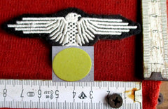 SS Uniform Stoff-Adlerabzeichen gestickt 8x5 cm – Repro/Museumsanfertigung | WWII