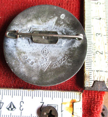 RAD Maidenbrosche in Silber für Arbeitsmaiden – RZM-gepunzt | Weibliche Jugend Original WWII