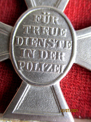 Polizei-Dienstauszeichnung – 2. Stufe (18 Jahre) am Band, 1938