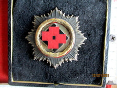 Deutsches Kreuz in Gold – Souval Wien, frühe Sammleranfertigung, Souval-Klaue, breite Nadel, Marke 20, mit Etui