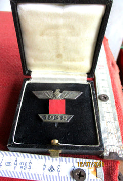 1939 Iron Cross 1st Class Repetition Clasp – Hallmarked 800 Silver, in original case