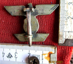 Wiederholungsspange zum Eisernen Kreuz 1. Klasse 1939 – 800 Silber gepunzt, im Etui (Original)