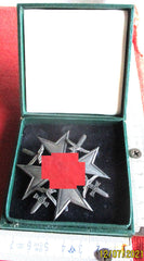Croix d'Espagne en argent – Légion Condor, étui LDO, marqué du fabricant
