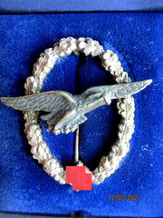 Luftwaffe – Brevet de pilote de planeur, marqué fabricant, dans son étui (Original)