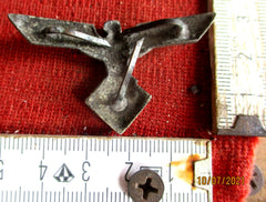 TENO – Technische Nothilfe Mützenabzeichen | 3 Splinte | Schöne Patina | Originalstück