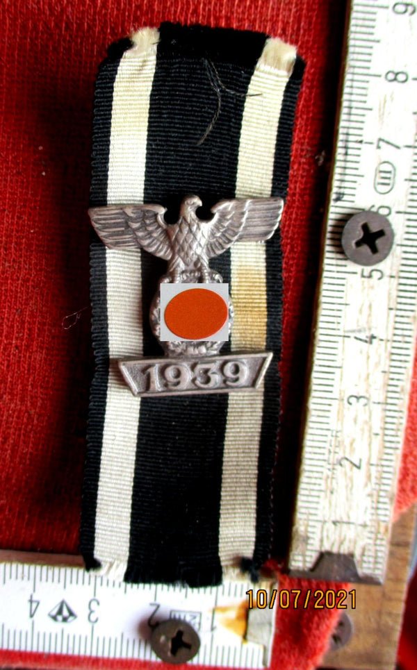 Barrette de répétition 1939 – Croix de Fer de 2e classe | Sur ruban | 4 attaches | Pièce originale