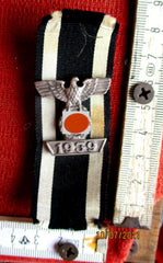 Wiederholungsspange 1939 – Eisernes Kreuz 2. Klasse | Am Band | 4 Splinte | Originalstück