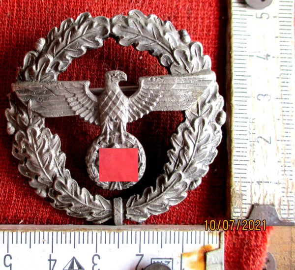Waffen-SS – Abzeichen für Gefolgschaftsmitglieder | Reichsadler auf Lorbeerkranz | Originalstück