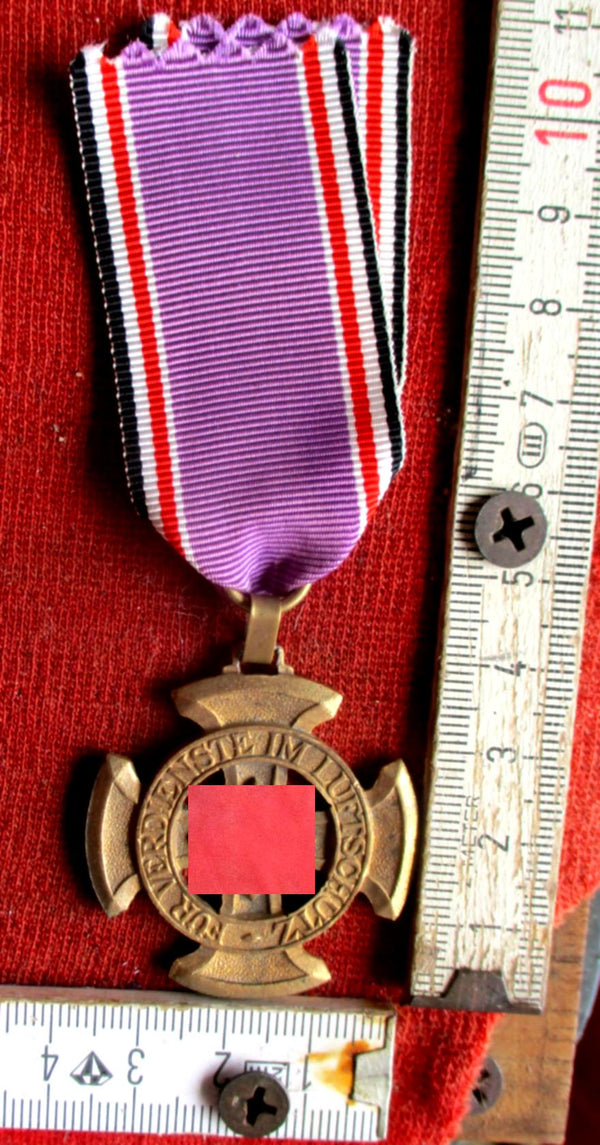 RLB – Luftschutz-Ehrenzeichen 1938 | Am Band | Reichsluftschutzbund | Originalstück