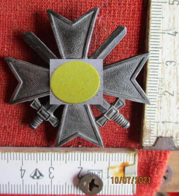 War Merit Cross 1st Class with Swords | Punched broad needle | KVK | Original piece