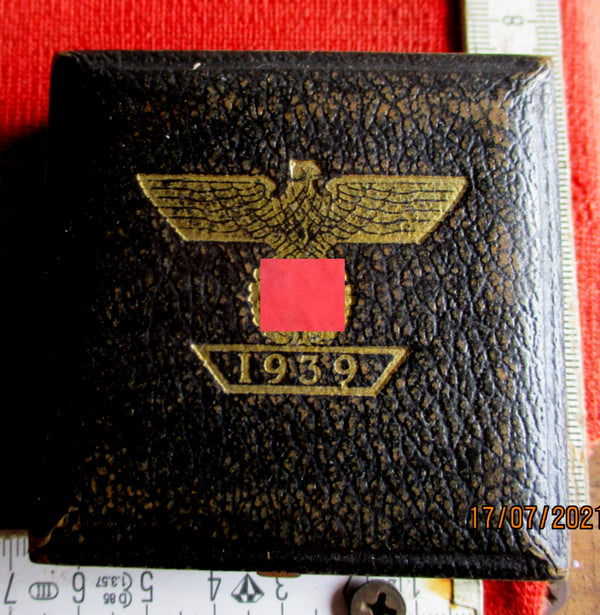 leeres Etui Wiederholungsspange eisernes Kreuz 1. Klasse 1939 Ek1