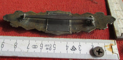 NAHKAMPFSPANGE, in BRONZE MIT zugehöriger Verleihungsschachtel L43 SCHACHTEL frühe qualitätvolle Fertigung der Firma F.W. Assmann Söhne, Lüdenscheid aus einem alten Händlerbestand