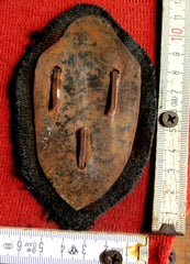 Wehrmacht Demjanskschild auf Heeresstoff Ärmelschild