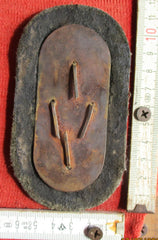 Wehrmacht Demjanskschild auf Heeresstoff Ärmelschild