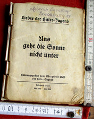 HJ 1934 Uns geht die Sonne nicht unter - Lieder der Hitler-Jugend aus einem alten Händlerbestand