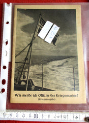 Marine Wie werde ich Offizier der Kriegsmarine? - Kriegsausgabe aus einem alten Händlerbestand