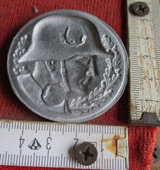Medaille Plakette Wehrmacht Soldat mit Stahlhelm – Sammlerfertigung Souval (Art.-Nr. 35.735)