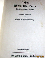 Buch „Unsere Flieger über Polen“ – Luftwaffe, Keßelring, 1939 | Art.-Nr. 35.900