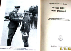 Buch „Feuer fällt vom Himmel“ – Luftwaffe, Major Kohl, 1941 | Art.-Nr. 35.903