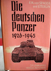Buch „Die deutschen Panzer 1926 bis 1945“ – Senger/Etterlin, 1968 | Art.-Nr. 35.921