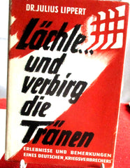 Buch „Lächle und verbirg die Tränen“ – Lippert, SS-Kriegsverbrecher, 1966 | Art.-Nr. 35.932