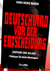 Buch Deutschland vor der Entscheidung. Zustand und Bilanz - Plädoyer für einen Neubeginn