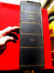 Reichssteuerblatt Jahrgang 1934 mit HK