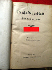 Reichssteuerblatt Jahrgang 1941