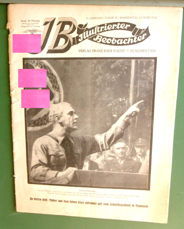 NSDAP Propaganda IB Zeitung illustrierter Beobachter aus 1935 viele Fotos
