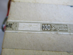 Werbung Schachtel Ausrüstung Wehrmacht SOLALI Zig arettenpapier Front III. Reich