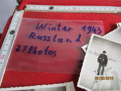 27 Fotos Wehrmacht 2.WK 22.Infanterie-Division Bremen Winter Russland 1942/43 Wehrmacht zum Teil rückseitig beschrieben Ostfront 1942/43
