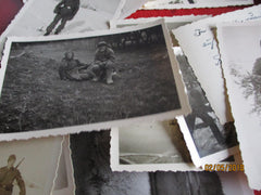 27 Fotos Wehrmacht 2.WK 22.Infanterie-Division Bremen Winter Russland 1942/43 Wehrmacht zum Teil rückseitig beschrieben Ostfront 1942/43