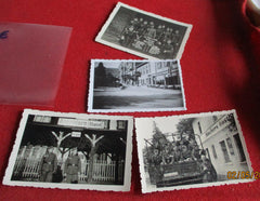 Wehrmacht Italien Frankreich 1942 4 Fotos zum Teil rückseitig beschrieben