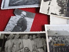 22 Fotos Wehrmacht 2.WK 22.ID Infanterie-Division Bremen zum Teil rückseitig beschrieben