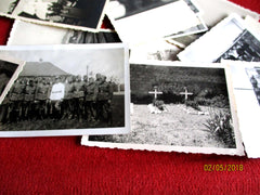 22 Fotos Wehrmacht 2.WK 22.ID Infanterie-Division Bremen zum Teil rückseitig beschrieben
