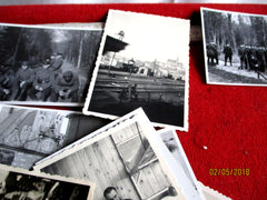 22 Fotos Wehrmacht 2.WK 22.ID Infanterie-Division Bremen zum Teil rückseitig beschrieben