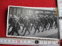 Delmenhorst Wehrmacht Parade Soldaten Foto Stempel