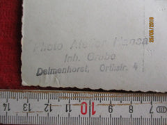 Delmenhorst Wehrmacht Parade Soldaten Foto Stempel